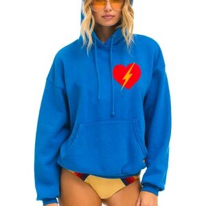 Aviator Nation - Bolt Heart Hoodie -NWT